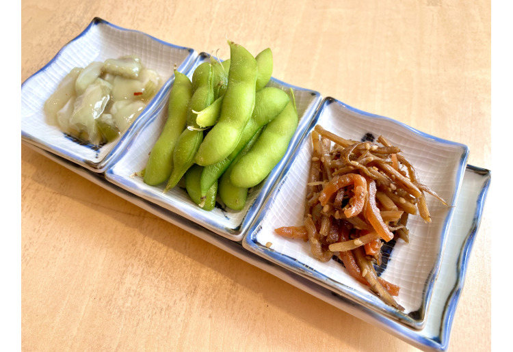 ▼ひとくち小鉢3種盛り合わせ